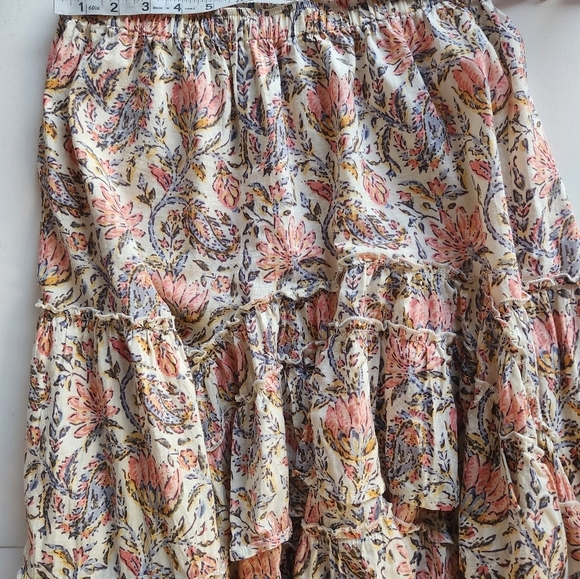 Talisman Skirt Sassy Size Medium Floral Boho - Picture 4 of 6